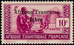 Timbre Afrique Equatoriale Française Y&T N°160