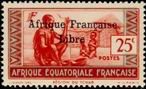 Timbre Afrique Equatoriale Française Y&T N°163