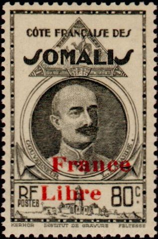 Timbre Cte des Somalis Y&T N219