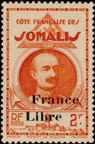 Timbre Côte des Somalis Y&T N°226 Timbre Côte des Somalis Y&T N°226
