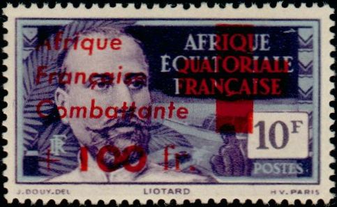 Timbre Afrique Equatoriale Française Y&T N°166