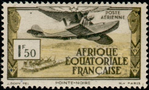 Timbre Afrique Equatoriale Française Y&T N°PA30