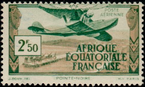 Timbre Afrique Equatoriale Française Y&T N°PA32