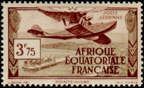Timbre Afrique Equatoriale Française Y&T N°PA33