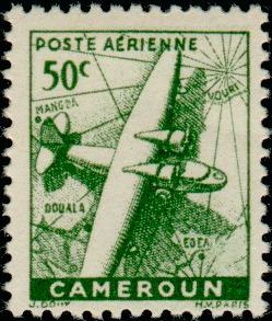 Timbre Cameroun Y&T N°PA23 Timbre Cameroun Y&T N°PA23