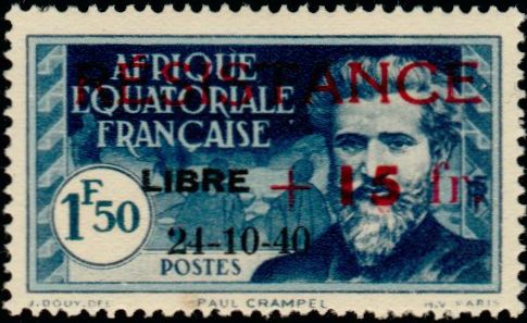 Timbre Afrique Equatoriale Française Y&T N°168