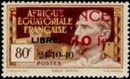 Timbre Afrique Equatoriale Française Y&T N°167