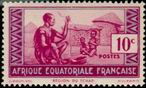Timbre Afrique Equatoriale Française Y&T N°191