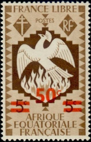 Timbre Afrique Equatoriale Française Y&T N°198