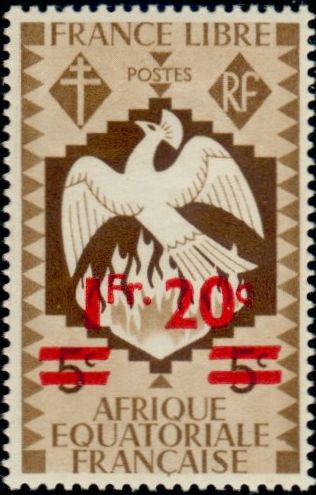 Timbre Afrique Equatoriale Française Y&T N°201
