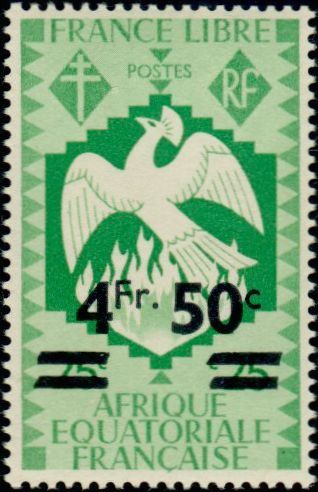 Timbre Afrique Equatoriale Française Y&T N°204