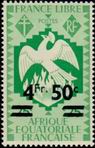 Timbre Afrique Equatoriale Française Y&T N°204