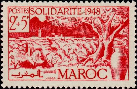 Timbre Maroc Y&T N°272 Timbre Maroc Y&T N°272
