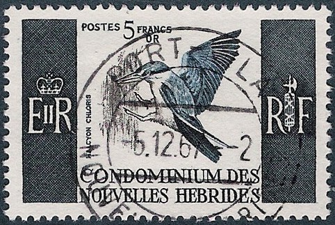 Timbre Nouvelles-Hbrides Y&T N255