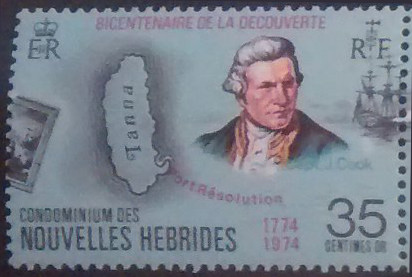 Timbre Nouvelles-Hbrides Y&T N394