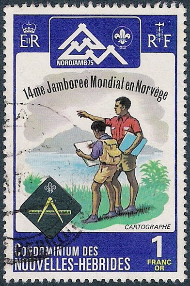 Timbre Nouvelles-Hébrides Y&T N°412 Timbre Nouvelles-Hébrides Y&T N°412