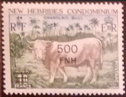 Timbre Nouvelles-Hbrides Y&T N475