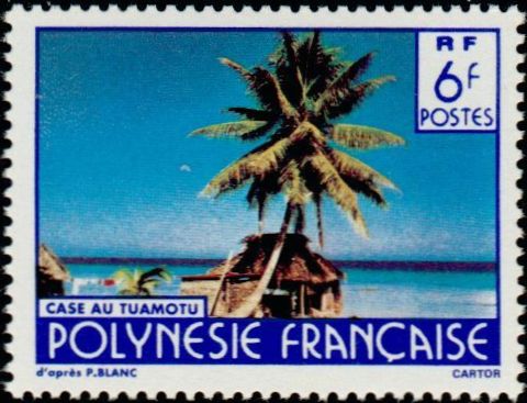 Timbre Polynésie Y&T N°255 Timbre Polynésie Y&T N°255