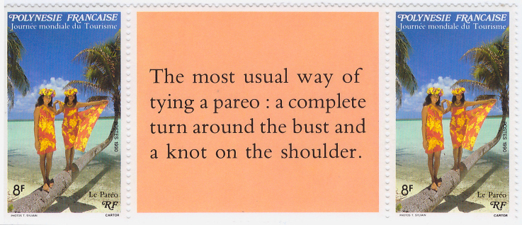 Timbre Polynésie Y&T N°365Ac Timbre Polynésie Y&T N°365Ac