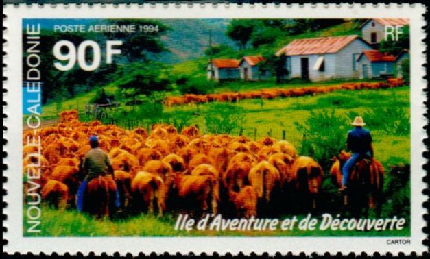 Timbre Nouvelle Calédonie Y&T N°PA323 Timbre Nouvelle Calédonie Y&T N°PA323