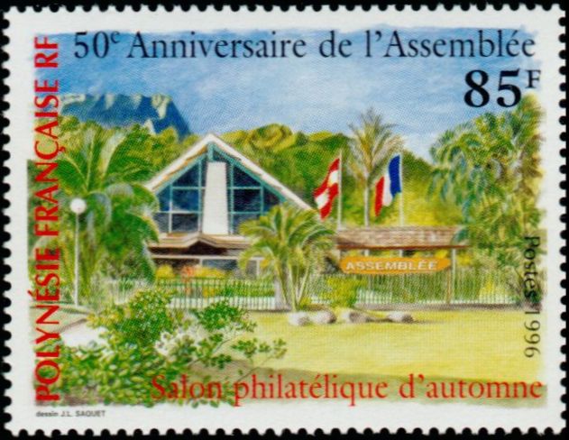  Sello Polynesia Y&T N�519