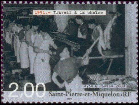 Timbre Saint-Pierre et Miquelon Y&T N727