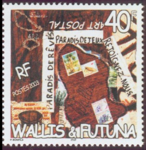 Timbre Wallis et Futuna Y&T N�596