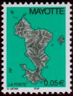 Timbre Mayotte Y&T N158