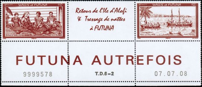 Timbre Wallis et Futuna Y&T N°698A Timbre Wallis et Futuna Y&T N°698A