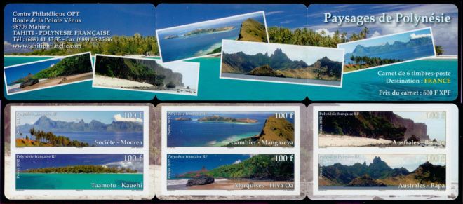Timbre Polynésie Y&T N°C1001 Timbre Polynésie Y&T N°C1001