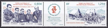 Timbre T.A.A.F. Y&T N°816-817 Timbre T.A.A.F. Y&T N°816-817