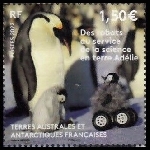 Timbre T.A.A.F. Y&T N°1001 Timbre T.A.A.F. Y&T N°1001