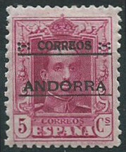 Timbre Andorre Espagnol Y&T N2