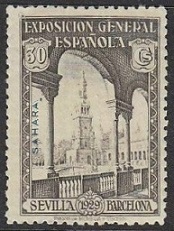 Timbre Sahara Y&T N°30 Timbre Sahara Y&T N°30