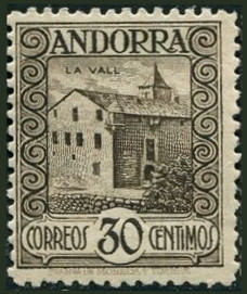 Timbre Andorre Espagnol Y&T N21B