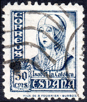 Timbre Espagne Y&T N°585 Timbre Espagne Y&T N°585