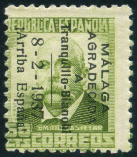 Stamp Malaga Y&T N25