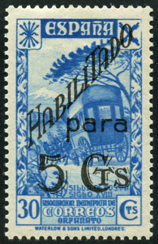 Stamp Espana Y&T N°BI74 Stamp Espana Y&T N°BI74