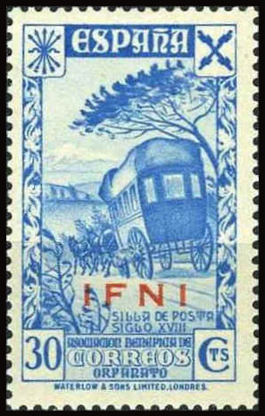 Stamp Ifni Y&T N°BI9 Stamp Ifni Y&T N°BI9