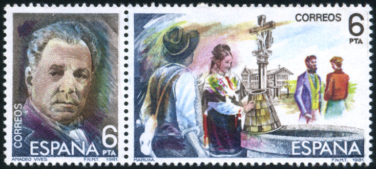 Stamp Espana Y&T N°2281-82 Stamp Espana Y&T N°2281-82