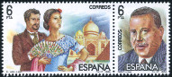 Timbre Espagne Y&T N�2377-78