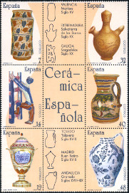 Timbre Espagne Y&T N°2506-11 Timbre Espagne Y&T N°2506-11