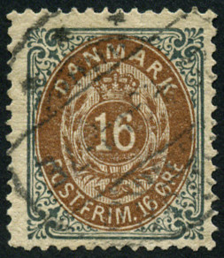 Timbre Danemark Y&T N26