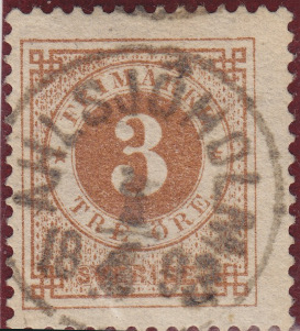 Timbre Suède Y&T N°30 Timbre Suède Y&T N°30