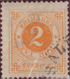 Timbre Suède Y&T N°29 Timbre Suède Y&T N°29