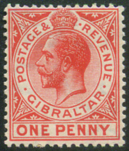 Timbre Gibraltar Y&T N°64 Timbre Gibraltar Y&T N°64