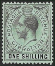 Timbre Gibraltar Y&T N°68 Timbre Gibraltar Y&T N°68