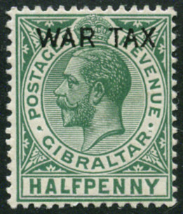 Timbre Gibraltar Y&T N°73 Timbre Gibraltar Y&T N°73