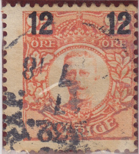 Timbre Suède Y&T N°107 Timbre Suède Y&T N°107