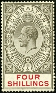 Timbre Gibraltar Y&T N°85 Timbre Gibraltar Y&T N°85